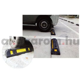  Kerékütköző,  túlfutásgátló gumi 500 mm széles nagy teherbírású 3kg-os gumi parkolást segítő ütközésvédő