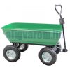 Kerti kocsi billenő funkcióval 400 kg-os kézikocsi dönthető szállító kocsi 