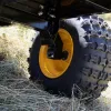 Kerti kordonos billenő pótkocsi 450 kg teherbírással kerti kocsi fűnyíró traktorhoz 210x120 cm