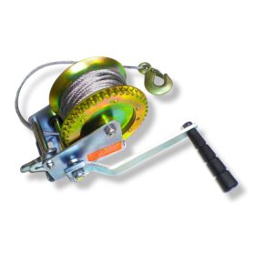 Kézi csörlő drótköteles, 450 kg vonóerő