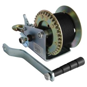 Kézi csörlő hevederes, 1100 kg vonóerő