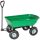 Kézikocsi 300 kg 75 liter. Kerti kiskocsi Szállítókocsi billenthető rakfelülettel Négykerekű talicska