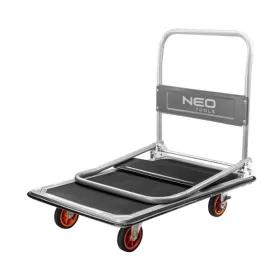   Kézikocsi  ládaszállító  kiskocsi 300 kg teherbírás, összecsukható. Könnyű, csak 12 kg, a gumírozott rakfelület mérete: 90x60 cm lehajtható karral