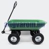 Nagyméretű kézikocsi 350 kg 125 liter. Kerti kiskocsi Szállítókocsi billenthető rakfelülettel Négykerekű talicska