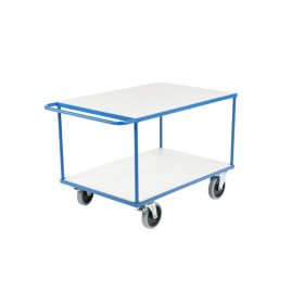   Szállítókocsi, húzható kézikocsi 500 kg teherbírás, 1000x700 mm rakfelület fékezhető kerekek