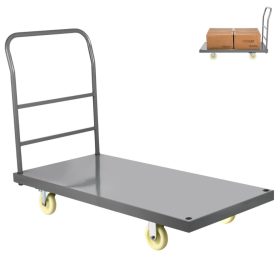   Összecsukható platformos kocsi 907 kg teherbírású kézikocsi 125 mm görgőátmérővel tárolókocsi