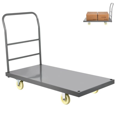 Összecsukható platformos kocsi 907 kg teherbírású kézikocsi 125 mm görgőátmérővel tárolókocsi