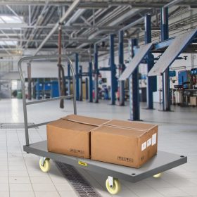   Összecsukható platformos kocsi 907 kg teherbírású kézikocsi 125 mm görgőátmérővel tárolókocsi