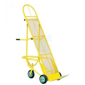   Zöldséges gyümölcsös kézikocsi rekeszszállító hálós hátlappal 400 kg teherbírású 