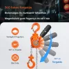 Mini karos láncos emelő 25 kg teherbírású 1,4 m emelési magasság, G80 lánccal, Weston kettős racsnis fékkel