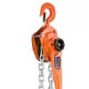 Láncos karos emelő, 3 T teherbírás, kézi láncos emelő emelőemelő mechanikus dupla peckes fékkel, 360°-ban forgó horgok