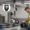 0,25 tonnás Mini karos láncos emelő, 3 m emelési magasság, G80 lánccal, 360°-ban forgó kampókkal