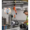 Kézi láncos emelő 0,75 tonna teherbírással, 1,5 m emelési magassággal