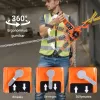 Karos láncos emelő 1 tonnás 3 m emelési magasság, G80 lánccal, 360°-ban forgó kampókkal