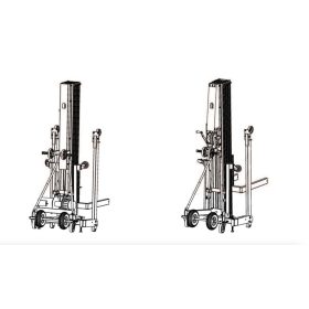   Kézi magasemelő CS700 professzionális teheremelő berendezés 300 kg teherbírás 716 cm max. emelési magasság