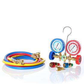   Klímaszerelő adapter készlet 2 utas  R12  R22  R502A  R134A klímagázhoz csatlakozó