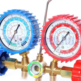   Klímaszerelő adapter készlet 2 utas  R12  R22  R502A  R134A klímagázhoz csatlakozó