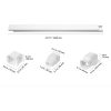 Mini split kábelcsatorna készlet 76 mm x 227 cm mini split csőburkolat festhető PVC klíma csatorna, komplett szett