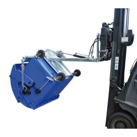   Hulladéktároló konténer ürítő billentő targonca adapter