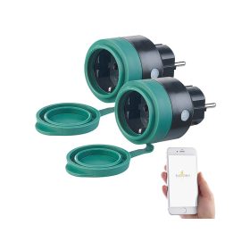 SF-475 Kültéri WiFi-s konnektor 4 darabos szett hangvezérléssel alkalmazással, 16 A