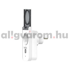   Okos kerti konnektor intelligens WLAN kültéri aljzat, smart elosztó energiafogyasztás mérővel, applikációval IP44