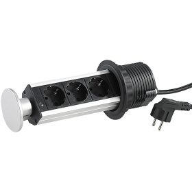   Süllyeszthető elosztó Ø 78 mm hálózati konnektor 3 aljzattal beépíthető beltéri elosztó