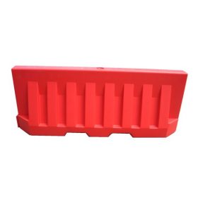   Műanyag forgalomterelő kordon 2000x800 mm  vízzel tölthető terelőkorlát S02