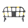 Műanyag mobil kordon 1580x1030 mm fekete-sárga terelőkorlát S10