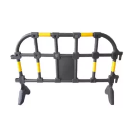   Műanyag mobil kordon 1580x1030 mm fekete-sárga terelőkorlát S10