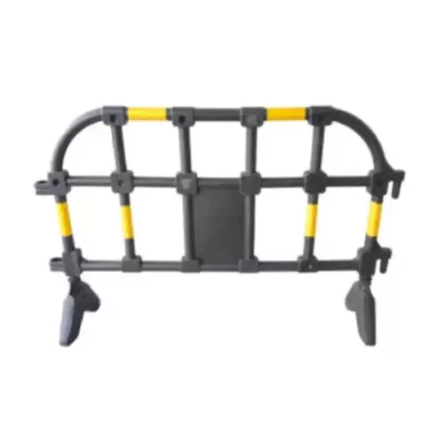 Műanyag mobil kordon 1580x1030 mm fekete-sárga terelőkorlát S10