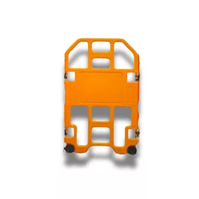 Műanyag mobil kordon 955x600 mm sárga terelőkorlát S25