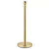 Arany kordon oszlop szett 4 db rendezvény kordon piros bársony köteles prémium kordon rendszer 1,5 m hosszú
