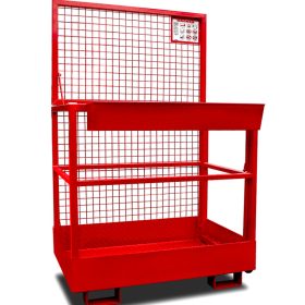   Targonca platform acél emelőkosár min. 1200 kg teherbírású targonchoz biztonsági szerelőkosár munkaállvány