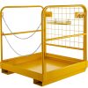 Targonca platform acél emelőkosár 340 kg teherbírású targonca biztonsági szerelőkosár munkaállvány