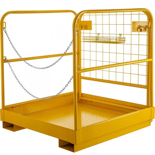 Targonca platform acél emelőkosár 340 kg teherbírású targonca biztonsági szerelőkosár munkaállvány