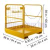 Targonca platform acél emelőkosár 340 kg teherbírású targonca biztonsági szerelőkosár munkaállvány