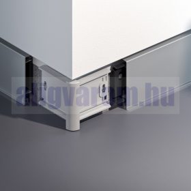 Külső sarok ezüst padlószegély eloxált alumínium csavarozható kivitelhez