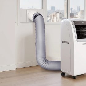   Klíma elszívócső szigetelő huzat 12,7 és 15 cm átmérőhöz hatékony hő- és porvédelem