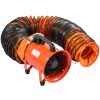  Ipari PVC szellőzőcső – 25,5 cm átmérőjű, 7,6 m hosszú, lángálló, flexibilis légszállító tömlő hőlégfúvókhoz és ipari ventilátorokhoz
