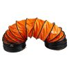  Ipari PVC szellőzőcső – 25,5 cm átmérőjű, 7,6 m hosszú, lángálló, flexibilis légszállító tömlő hőlégfúvókhoz és ipari ventilátorokhoz