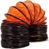 Ipari PVC légszállító tömlő – 30 cm átmérő, 9,8 m hosszúság, flexibilis, hőlégbefúvókhoz és elszíváshoz használható szellőzőcső, -28 °C-tól 82 °C-ig hőálló kivitelben