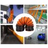 Ipari PVC légszállító tömlő – 30 cm átmérő, 9,8 m hosszúság, flexibilis, hőlégbefúvókhoz és elszíváshoz használható szellőzőcső, -28 °C-tól 82 °C-ig hőálló kivitelben