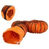 Ipari PVC légszállító tömlő – 25,4 cm átmérőjű, 9,8 m hosszú, flexibilis szellőzőcső ventilátorhoz és hőlégfúvóhoz, narancssárga kivitelben