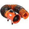 Rugalmas ipari PVC szellőzőcső – 5 m hosszú, 20 cm átmérőjű légszállító tömlő hőlégfúvókhoz, klímaberendezésekhez és ipari szellőztető rendszerekhez