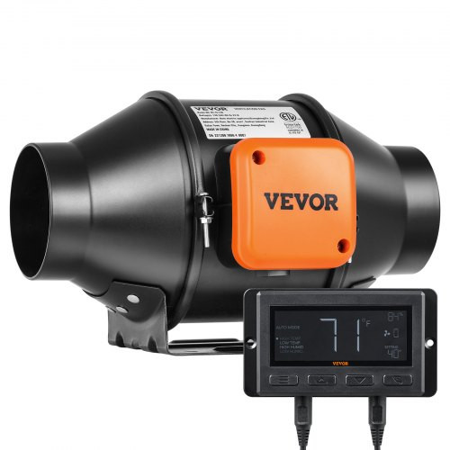 Csendes csőventilátor 100 mm-es átmérővel – 21 W, EC motor, 205 CFM  légszállítás, alacsony zajszint, intelligens vezérléssel