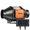 Csendes csőventilátor 100 mm-es átmérővel – 21 W, EC motor, 205 CFM  légszállítás, alacsony zajszint, intelligens vezérléssel