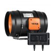  Nagy teljesítményű 200 mm-es csőventilátor – 68 W, EC motor, 807 CFM légszállítás, halk működés, automatikus szabályozással