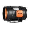  Nagy teljesítményű 200 mm-es csőventilátor – 68 W, EC motor, 807 CFM légszállítás, halk működés, automatikus szabályozással