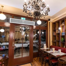   Légfüggöny kereskedelmi belső terekhez 150 cm ajtó légfüggöny, 2 sebesség, 3566 m³/h, UL