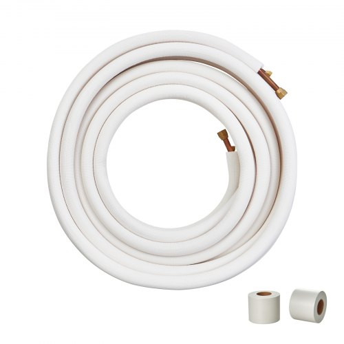 3/8 "x5/8" x50 láb Mini Split vonal készlet Szigetelt rézcső AC vezeték nélküli csővezeték